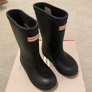 HUNTER Kids Original Rain Boots 8B/9G with Box